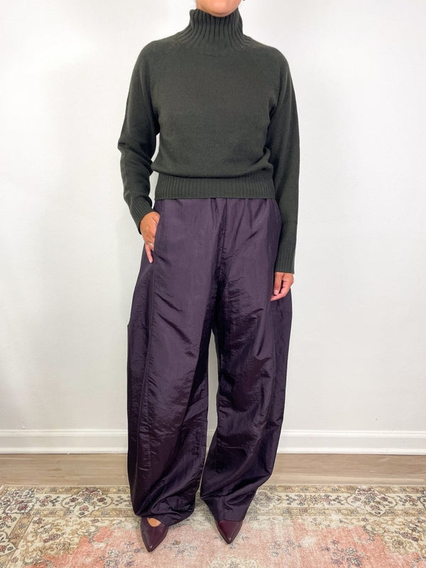 Mock Neck Sweater in Pine Tree - The Shoe Hive
