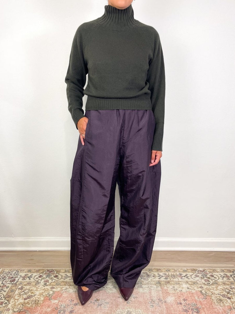 Mock Neck Sweater in Pine Tree - The Shoe Hive