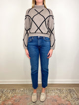 Mockneck Sweater 1/1 in Fresh Pepper - The Shoe Hive