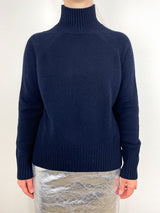 Mockneck Sweater in Deep Night - The Shoe Hive