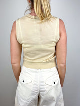 Moni Crop Tank in Butter Yellow - The Shoe Hive