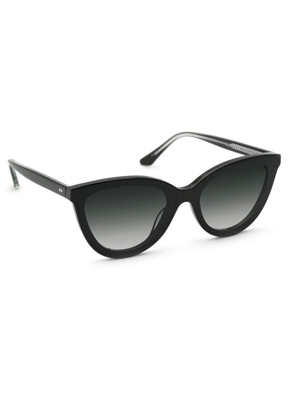 Monroe Nylon in Black + Black Crystal - The Shoe Hive