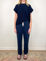 Montecito Sweater Vest in Marine - The Shoe Hive