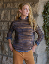 Monterey Rolled Neck Sweater in Harvest - The Shoe Hive