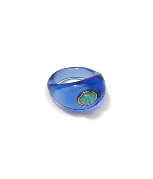 Monument Ring in Prussian Blue - The Shoe Hive