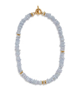 Mood Necklace in Blue Lace Agate - The Shoe Hive