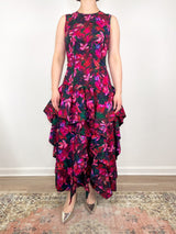 Mural Dress in Hibiscus - The Shoe Hive