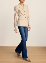 Raelynn Dickey Jacket in Oatmeal Melange