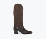 Nancie in Sable Suede Combo