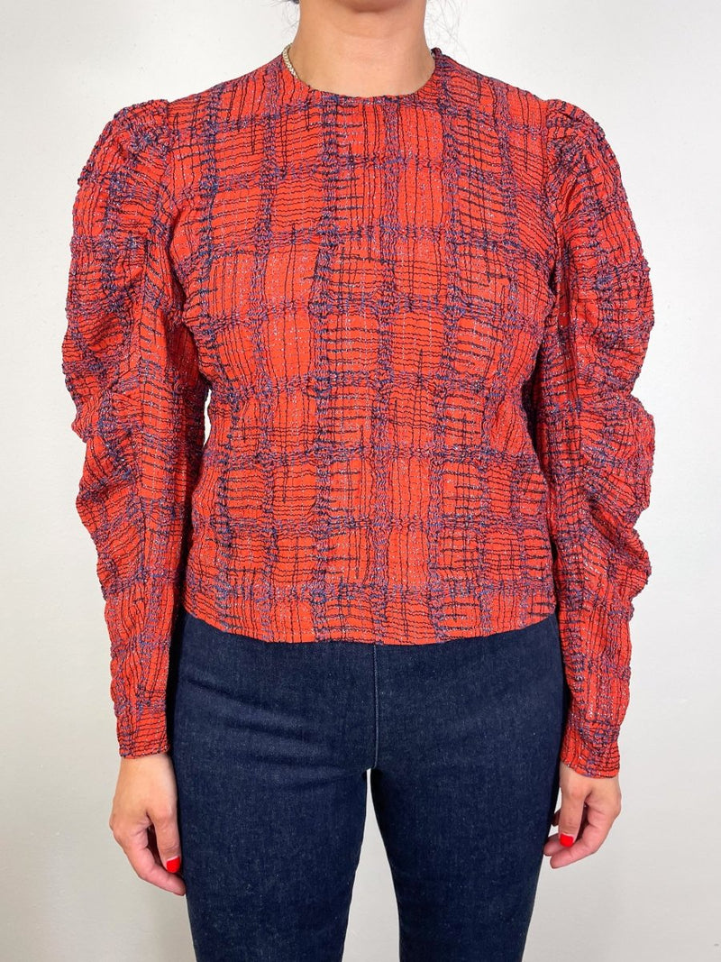 Natalie Top in Terracotta - The Shoe Hive
