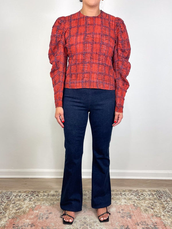 Natalie Top in Terracotta - The Shoe Hive