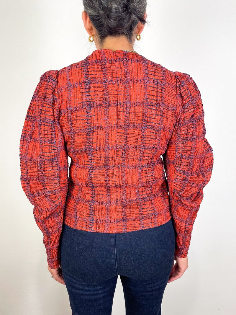 Natalie Top in Terracotta - The Shoe Hive