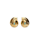 Nautilus Stud Earrings in Gold - The Shoe Hive