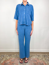 Nora Pull On Pant in Oceanic - The Shoe Hive