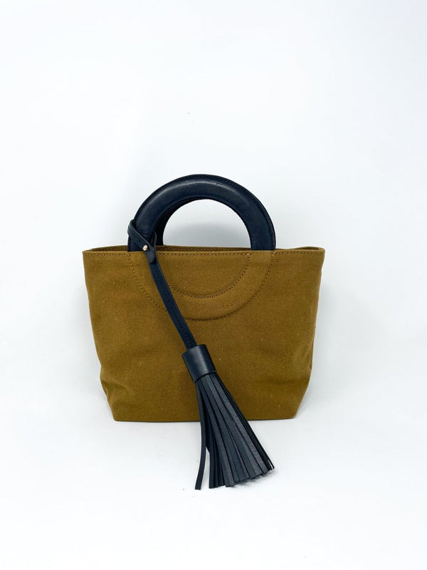 Oberkampf Petit Tote Bag in Kaki - The Shoe Hive