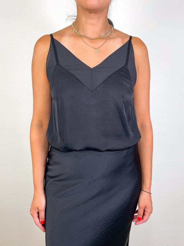 Odin Slip Top in Black - The Shoe Hive