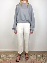 Olympia Sweatshirt in Light Grey - The Shoe Hive