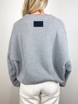 Olympia Sweatshirt in Light Grey - The Shoe Hive