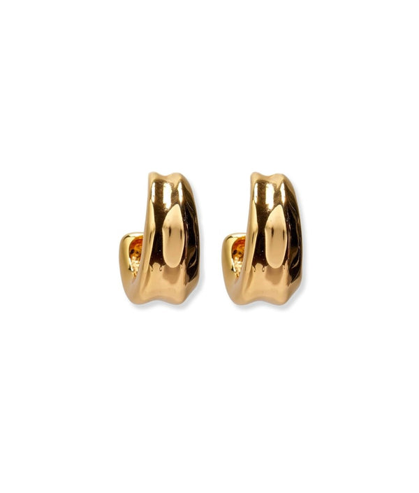 Onda Hoops in Gold - The Shoe Hive