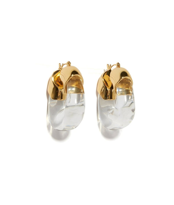 Organic Hoops in Clear - The Shoe Hive