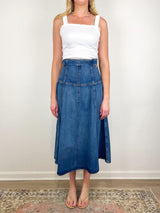 Organic Smocked Tank in White - The Shoe Hive
