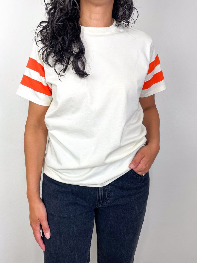 Original Varsity Tee in Cream - The Shoe Hive