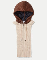 Orine Hoodie Dickey in Mocha/Heathered Sand - The Shoe Hive