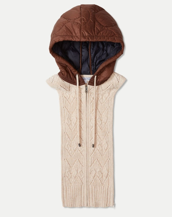 Orine Hoodie Dickey in Mocha/Heathered Sand - The Shoe Hive