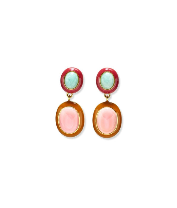 Papaya Earrings in Pink Conch - The Shoe Hive