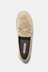 Parker Moccasin in Tan Suede - The Shoe Hive