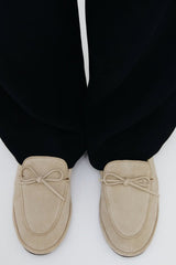 Parker Moccasin in Tan Suede - The Shoe Hive