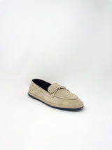 Parker Moccasin in Tan Suede - The Shoe Hive