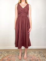 Patrice Dress in Adobe Brown - The Shoe Hive