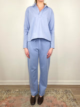 Patrick Popover Henley in Fog - The Shoe Hive