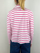 Patrick Popover Henley in Lotus Stripe - The Shoe Hive