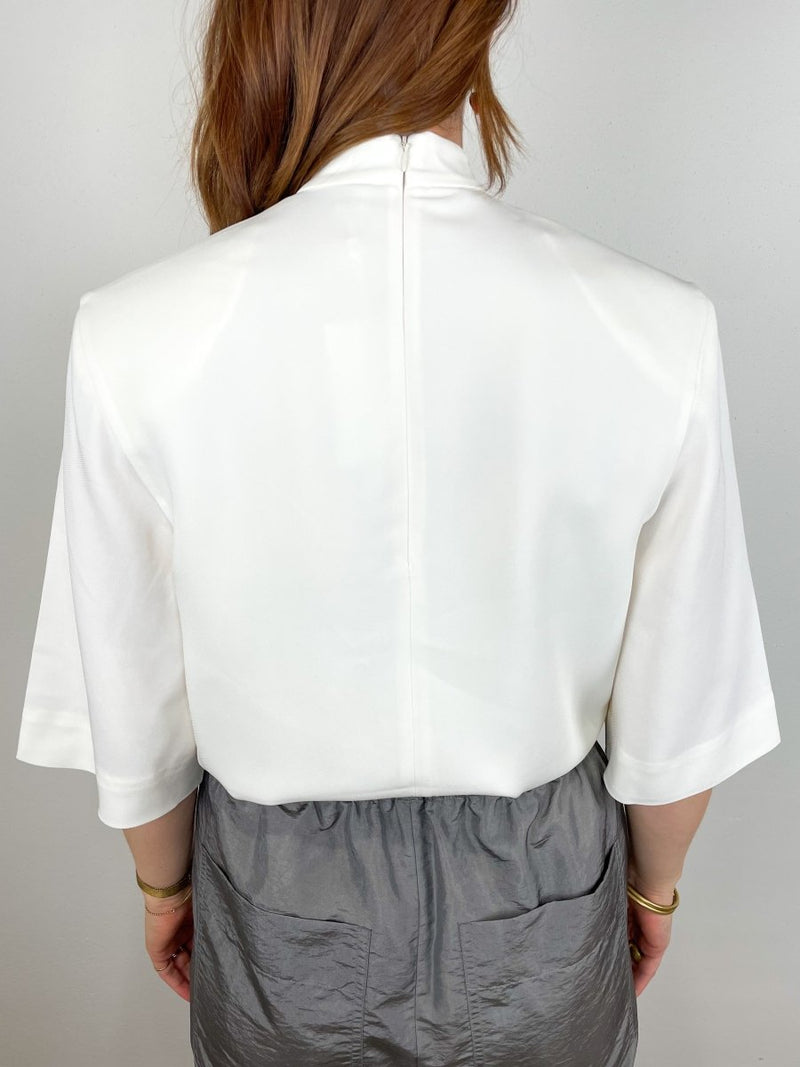 Paulina Top in Ivory - The Shoe Hive