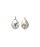 Pearl Pablo Earrings in Blue Topaz - The Shoe Hive