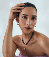Pearl Pablo Earrings in Green Amethyst - The Shoe Hive