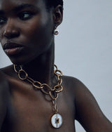 Pearl Pablo Earrings in Pink Amethyst - The Shoe Hive