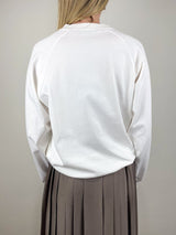 Perfect T Vintage Sweatshirt in White - The Shoe Hive