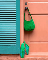 Petit Bando in Grass Suede - The Shoe Hive