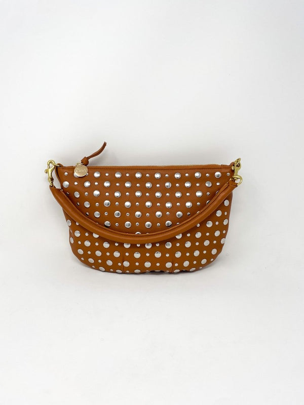 Petit Moyen Messenger in Cuoio Nappa w/Studs - The Shoe Hive