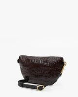 Petite Fanny in Mahogany Roma Croco - The Shoe Hive