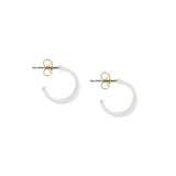 Petite Palette Enamel Post Hoop Earrings - The Shoe Hive