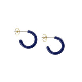 Petite Palette Enamel Post Hoop Earrings - The Shoe Hive