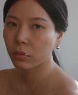 Petite Sphere Drop Earrings in Gold - The Shoe Hive