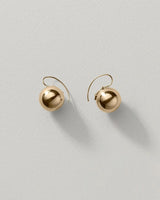 Petite Sphere Drop Earrings in Gold - The Shoe Hive