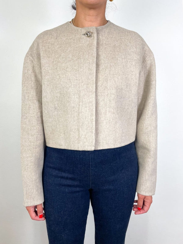 Philips Jacket in Oatmeal Melange - The Shoe Hive