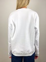 Pickleball Men's Crewneck Sweatshirt in White - The Shoe Hive