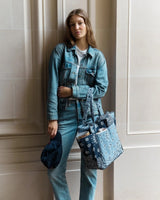 Picnic Sac in Chambray/ Navy - The Shoe Hive